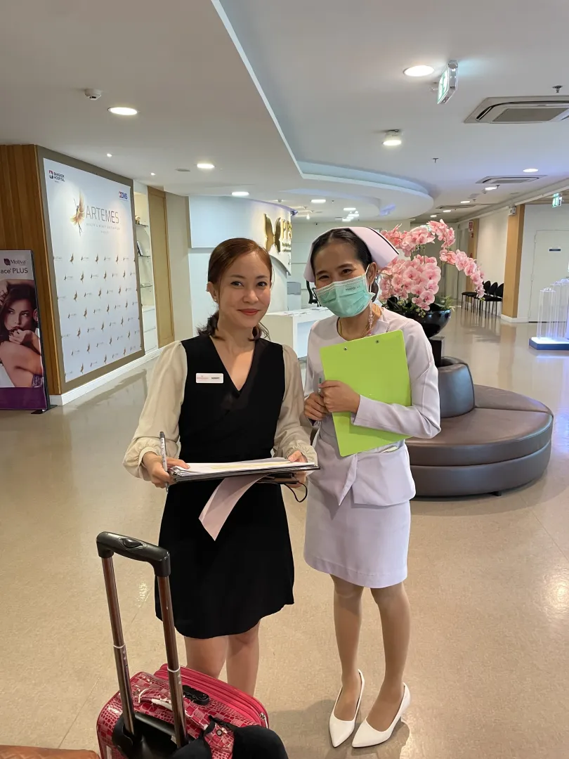 Confirming Surgery and Accommodation Booking