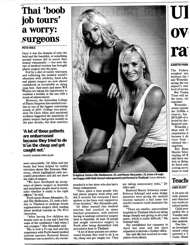 In the Media – The West Australia